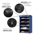 thumbnail image 5 of Zapatera de 5 Niveles Multifuncional | Estante para Zapatos | Almacenamiento de Calzado de Acero Inoxidable | Closet Organizador para Tenis | Tela Impermeable, 5 of 5
