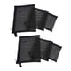 thumbnail image 1 of Bolsa de con Cremallera, Paquete de 6 ( / L), Organizador de Accesorios Cosmético de Maquillaje de Belleza, Artículos de Aseo de Viaje Bolsa de Almacenamiento, Negro, 1 of 9