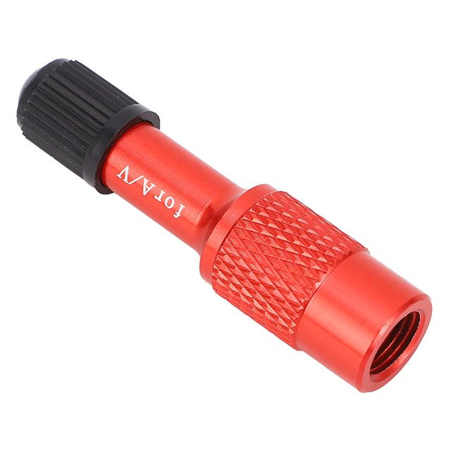 Cycle Fork Air Valve Adapter, Aluminum Alloy Cycle Extension Converter Nozzle Tool for Mountain Bikes Motorcycle