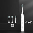 thumbnail image 1 of Electric Toothbrush Powerful Sonic Cleaning Rechargeable Waterproof Toothbrush For Kids Children, 1 of 3