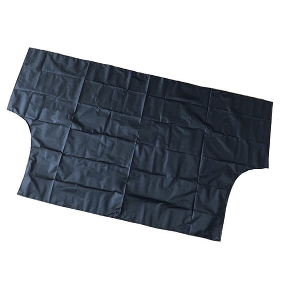ETHZZLE Half Car Cover Cloth Black Wear-Resistant All-Seasons Vehicle Protection
