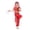 Red, variant on Girls Outfits Handmade Belly Dance Belly Dancing Dance Cloth Girls Clothing,Red,Size 6 -7 Years