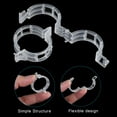 thumbnail image 4 of Uxcell Tomato Clips, Plastic Plant Support Clips Garden Trellis Clip, White 100 Pack, 4 of 5