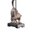 thumbnail image 4 of Benjara Ree 24" Accent Table Lamp- Monkey Resin Sculpture- Drum Shade- Bronze, 4 of 6