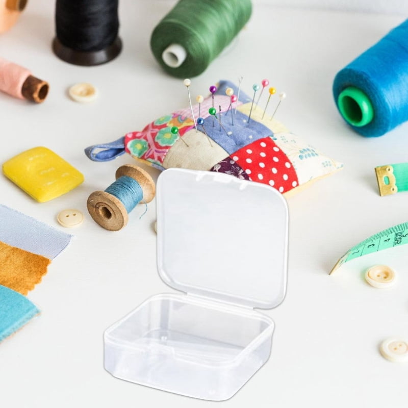 lanema Multiple Compartment Plastic Storage Organiser for Beads Thread and Craft Tools