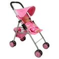 thumbnail image 3 of First Doll Stroller for Kids (Pink Quilted) Pink Quilted, 3 of 8