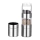 thumbnail image 5 of Billuyoard Molinillo de pimienta Manual de acero inoxidable de doble cara, molinillo de especias ajustable, contenedor de condimentos, herramientas de Cocina y Comedor 2 capas Billuyoard HA005404-01B, 5 of 6