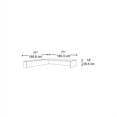 thumbnail image 3 of Bush Business Furniture Series C Reception L-Shelf in Mocha Cherry, 3 of 3