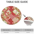 thumbnail image 6 of Pioneer Flower Floral Print Pattern Round Fitted Tablecloth with Elastic Edge,Dining Table Cover Waterproof,Outdoor Round Tablecloth for Camping,Dining,Indoor and Outdoor, 6 of 7