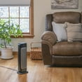 thumbnail image 4 of Comfort Zone 1,500-Watt 29" Oscillating Digital Tower Heater with Full Function Remote, Adjustable Thermostat, and Overheat Protection, Black, 4 of 6