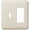 Light Almond, variant on 3009145 WALL PLT RKR/TGL STL ALM Amerelle Devon Light Almond 2 gang Stamped Steel Rocker/Toggle Wall Plate (Pack of 1)