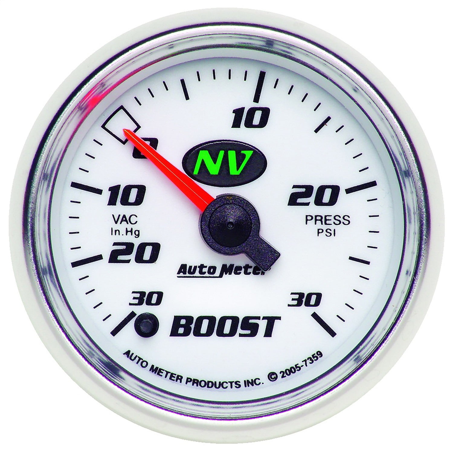 AutoMeter 7359 NV Electric Boost/Vacuum Gauge