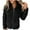 Black, variant on Fleece Jacket Women Full Zipper Long Sleeve Comfy Warm Coats Winter Hooded Casual Fuzzy Outerwear with Pockets