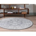thumbnail image 3 of Rugs Boston Collection Medallion Traditional Power Loomed Polypropylene Round Rug, 2’ to 5’, 3 of 9