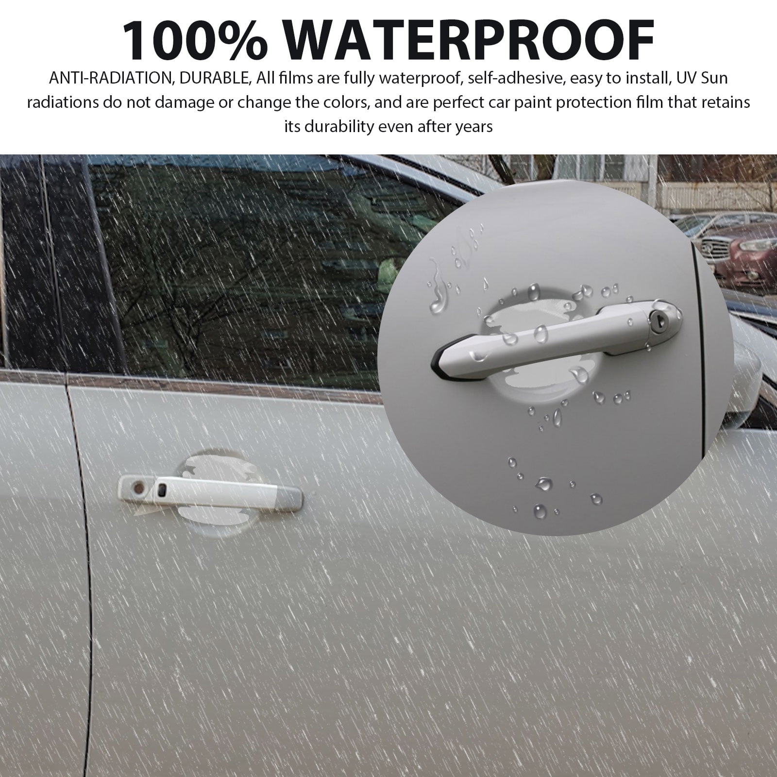 give an extra protection on your car handle Classic home 4pcs Car Door Handle Cup Protector