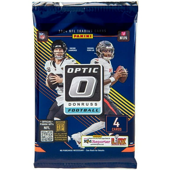 NFL Panini 2024 Donruss Optic Football Trading Card RETAIL Pack (4 Cards)