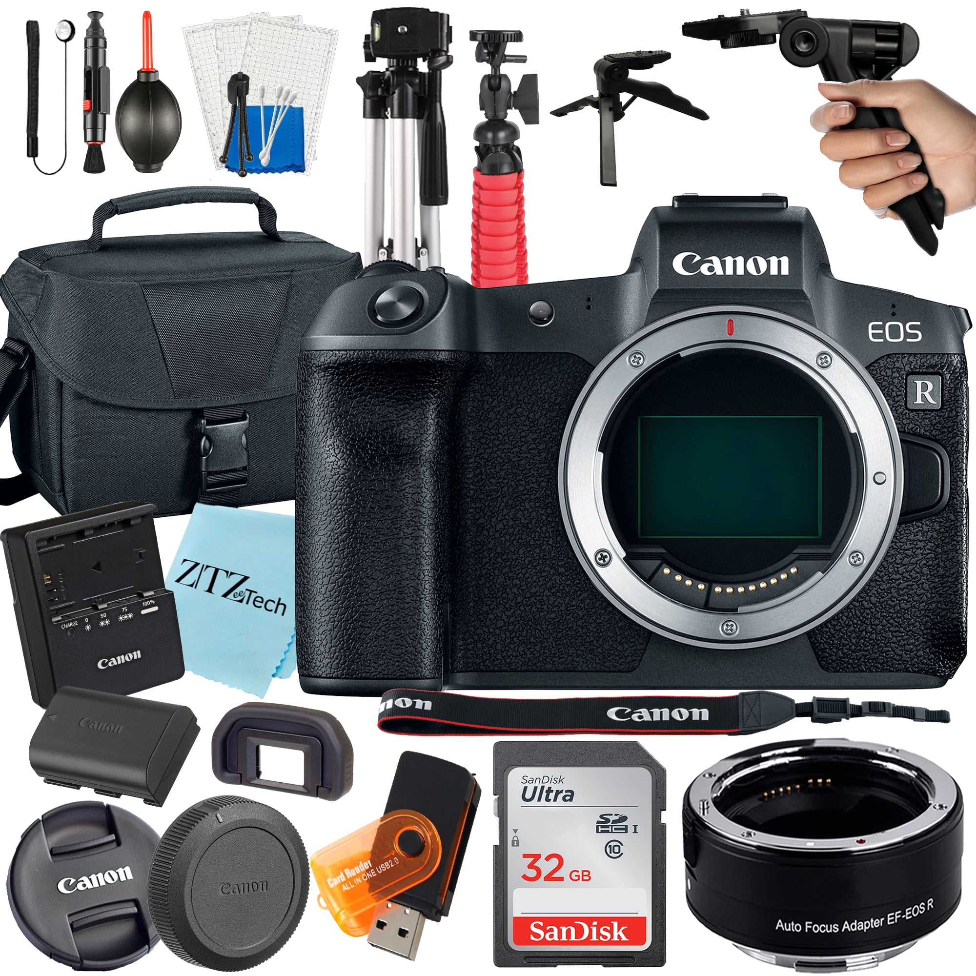 Canon EOS R Mirrorless Digital Camera (Body Only) with EF Mount