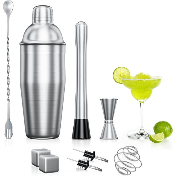 25oz Cocktail Shaker Set Drink Shaker, Professional Drink Mixer Set
