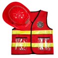 thumbnail image 1 of 2/6pcs Firefighter Costume Fire Fighter Costume Dress Up Fireman Costume Firefighter Tools Set For Kids Girls, 1 of 5