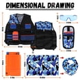 thumbnail image 3 of Chaleco táctico Lehoo Castle, paquete de 2 unidades para pistolas Nerf con accesorios, 3 of 6