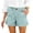 Blue -BJ10, variant on Bermuda Chino Shorts for Women High Waisted Dressy Casual Wide Leg Summer Shorts with Pockets Summer Clothes Green L