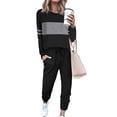 thumbnail image 1 of Conjunto Deportivo PRETTYGARDEN 2025 Manga Larga Cintura Alta Negro S, 1 of 5