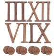 thumbnail image 5 of DIY Modern Large Wall Clock with Roman Numerals 1 Set Wooden Frameless Numbers for Living Room Bedroom Office Home Decor, 5 of 5