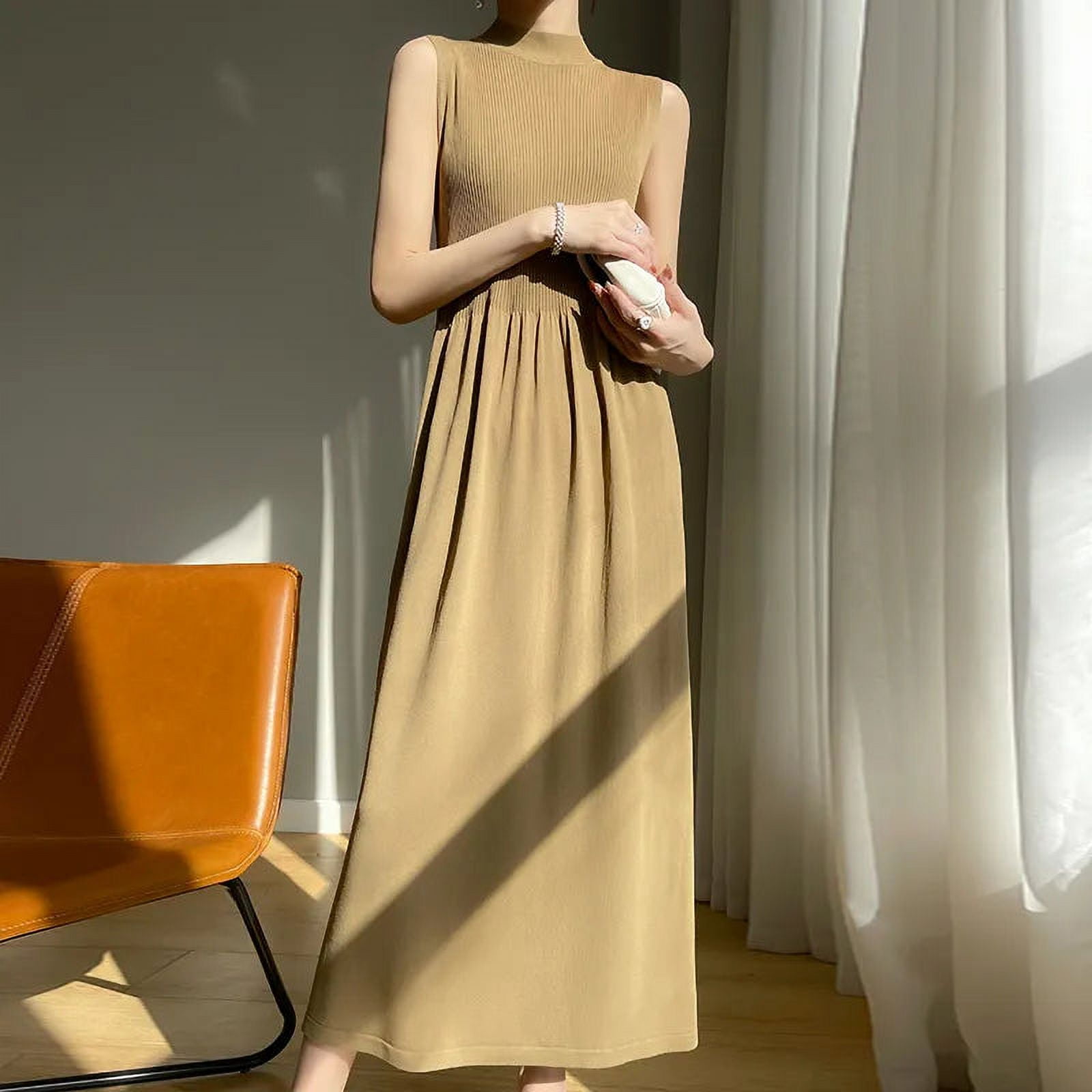 High neck tank top dress discount