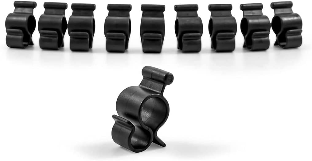 10 Pieces RV Awning Clips Hangers Camping Trucks Track Hooks Universal