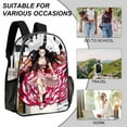 thumbnail image 4 of Demon Slayer Nezuko Clear Backpack Heavy Duty Transparent Bag See Through Bookbag for School, Work, Sport, College, Travel, 4 of 7