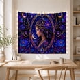 thumbnail image 5 of Ethereal Goddess in Celestial Night, Mystical Luxury Celestial Art for Art Lovers, Celestial Home Decor, Birthday Gift Tapestry Wall Hanging for Living Room, Bedroom and Dorm, 5 of 7