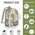thumbnail image 5 of Delicate Paisley Print Boho Backpack for School, Spacious College Bookbag with Laptop Sleeve, Convenient Daypack with Storage, Perfect Gift for Students Women Teens, 5 of 5
