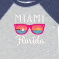 thumbnail image 4 of Inktastic Miami Florida Vacation Beach Trip Girls Baby Bodysuit, 4 of 5