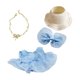 thumbnail image 3 of Conjunto De Ropa Para Muñecas De Niña, Tocado Con Lazo, Vestido De Tul, Decoración Para Muñecas De Años, 8 A 10 Años, Estilo E, 3 of 8