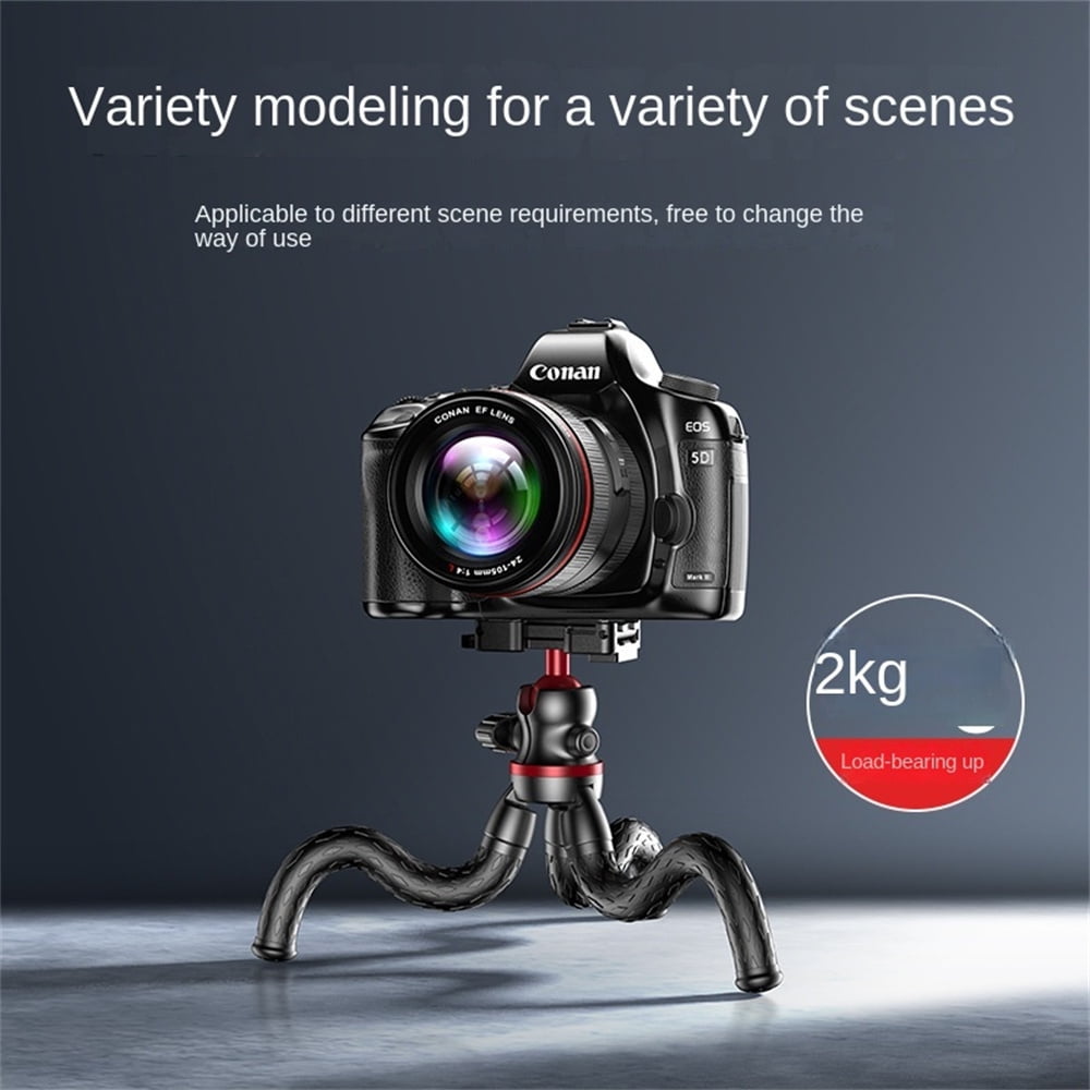 DODOUP Octopus Phone Holder Wireless Bluetooth Selfie Stick Tripod Stabilizer Gimbal for Outdoor Live Streaming