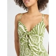thumbnail image 2 of Sofia Jeans Women's and Women's Plus Tie Front Maxi Dress, Sizes XS-4X, 2 of 6