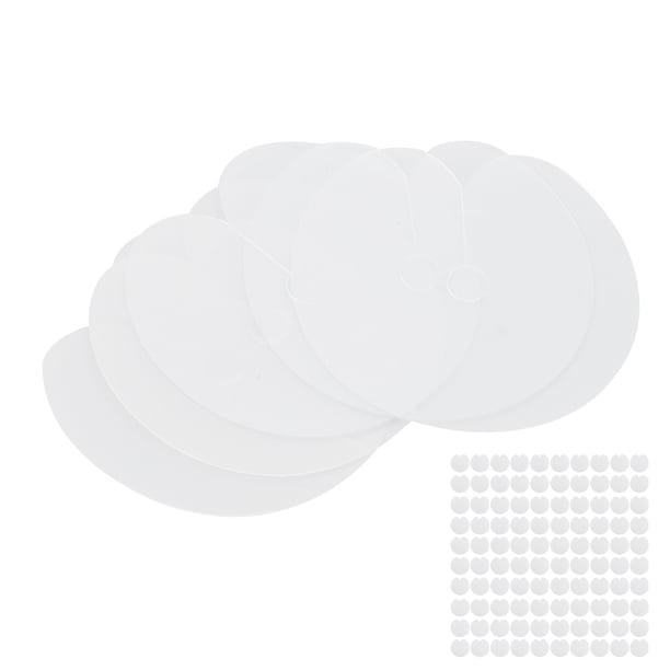Plantilla De Un Orificio Para El Cabello, Protección Térmica Profesional Para Extensiones De Cabello De PVC, Segura, 100 Piezas Para Peluquería