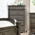 thumbnail image 3 of Furniture of America Charo Traditional Wood 5-Drawer Chest in Gray, 3 of 4