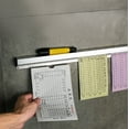 thumbnail image 4 of Durable Aluminum Alloy Bill Folder, Wall Mounted Ticket Rack Holder for Organizing Bills, Offices, Kitchens, Bars, and More, 4 of 7