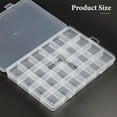 thumbnail image 3 of Fixed Plastic Organizer Box,1 Pc Clear 24 Grids Organizer Box,Compartment Storage Container,Visible Storage Box for Craft,Plastic Electronic Component Tool Box, 3 of 7