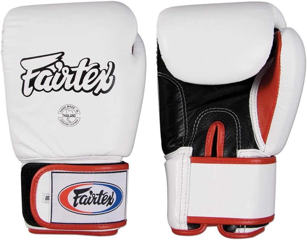 Fairtex Muay Thai-Style Sparring Gloves 16 oz Red / Black