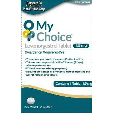 My Choice Emergency Contraceptive 1 Tablet (List Of Best Birth Control Pills)
