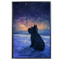 thumbnail image 2 of Starry Night Canvas Inspired Skye Terrier Dog Pet Family Friend Peace Oil Painting Art Print Poster Wall Decor, 2 of 6