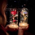 thumbnail image 4 of MesaSe Glass Rose Galaxy Rose Enchanted Rose Light Up Rose Glass Rose Flower Gift Glass Roses Mom Forever Rose, 4 of 7