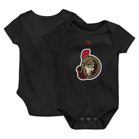 

Newborn Black Ottawa Senators Special Edition 2.0 Secondary Logo Bodysuit