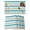 Turquoise, khaki, variant on Placemats 1 Pack, Khaki Striped Woven Placemat, Linen Place Mats for Kitchen/Dining Tables, Navy Blue Farmhouse Stripes Modern Abstract Art Washable Table Mats for Party