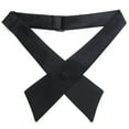 Toptie CrissCross Tie, Girls' School Uniform Cross TieBlack