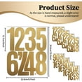 thumbnail image 2 of 8 Sheets Large 5 Inch Gold Number Stickers 0-9 Numbers,Self Adhesive Alphabet Number Sticker,for Mailbox,Bins, House Nummber(8 Sheets Gold), 2 of 16