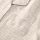 thumbnail image 4 of Conjunto de pijama de verano para hombre, cárdigan de manga corta y pantalones cortos, ropa de casa fina de color liso, conjunto de pijama para hombre, 4 of 7