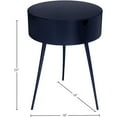 thumbnail image 3 of Meridian Furniture Bali Navy Metal Nightstand, 3 of 7